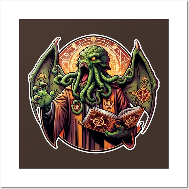 Cthulhu, our one and only saviour Wall Art by AiArtireland